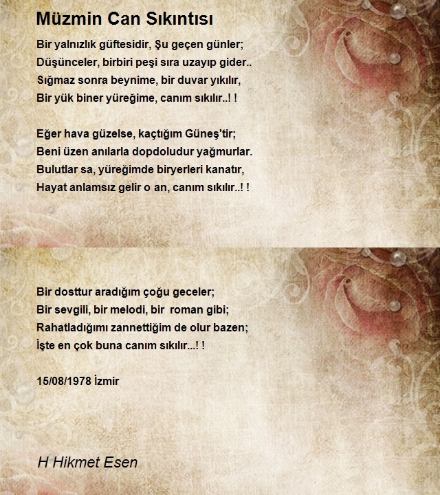 H Hikmet Esen