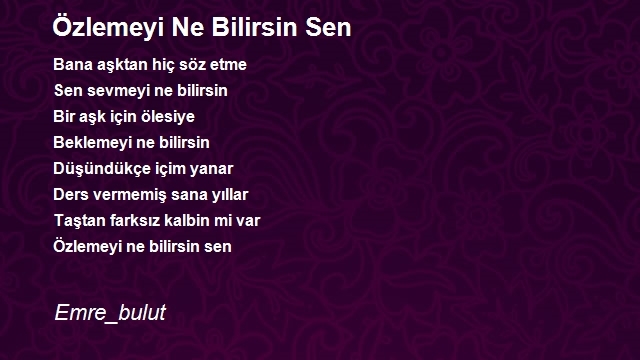 Şair Emre_bulut