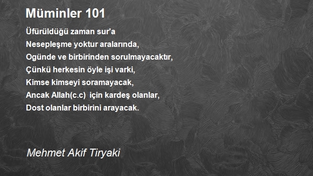 Mehmet Akif Tiryaki