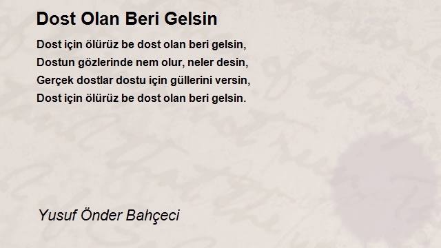 Yusuf Önder Bahçeci