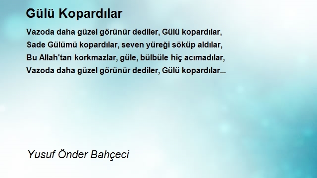 Yusuf Önder Bahçeci