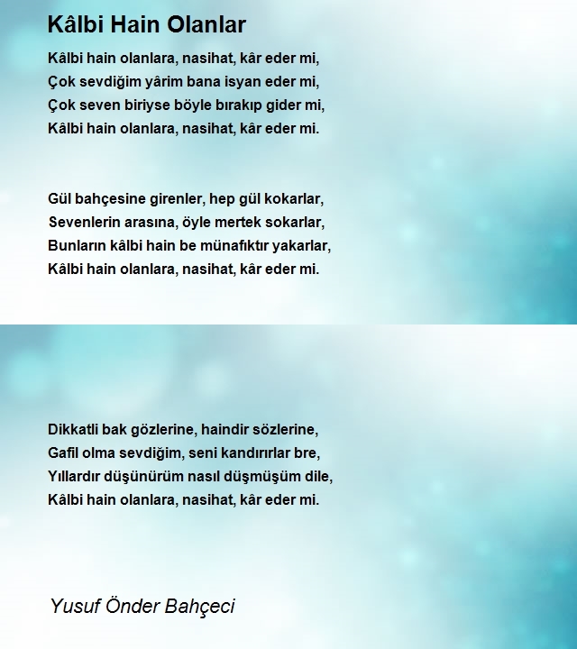 Yusuf Önder Bahçeci