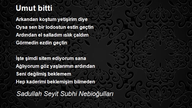 Sadullah Seyit Subhi Nebioğulları