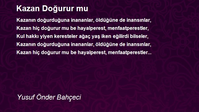 Yusuf Önder Bahçeci