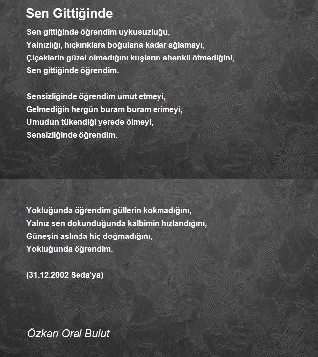 Özkan Oral Bulut