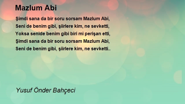 Yusuf Önder Bahçeci