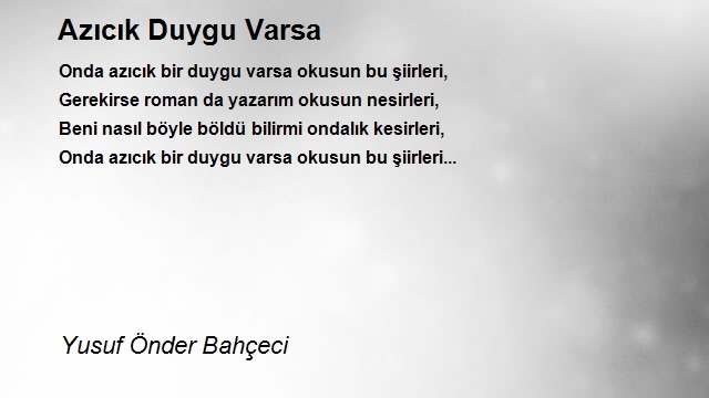 Yusuf Önder Bahçeci