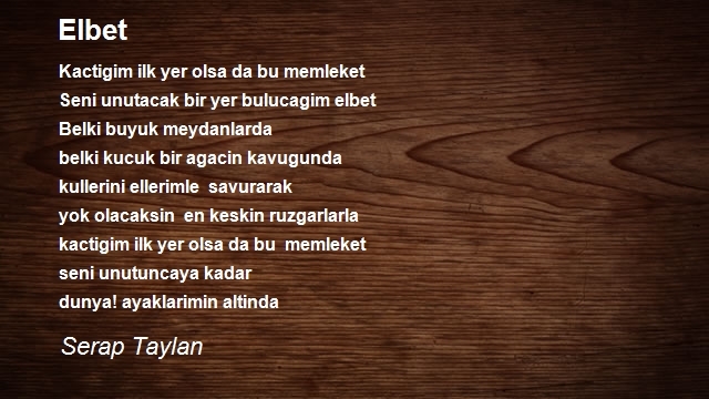 Serap Taylan