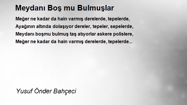 Yusuf Önder Bahçeci