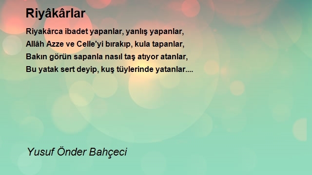 Yusuf Önder Bahçeci