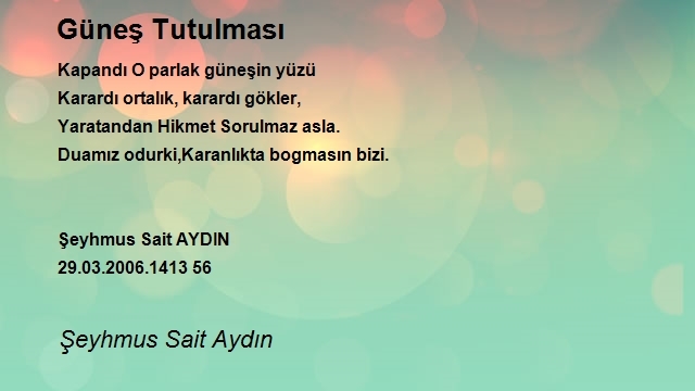 Şeyhmus Sait Aydın