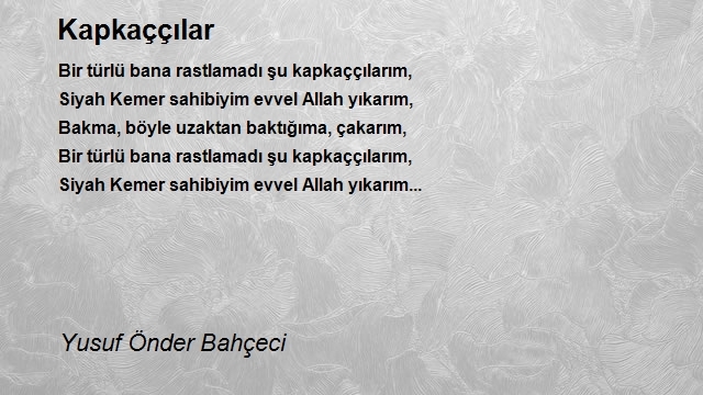 Yusuf Önder Bahçeci