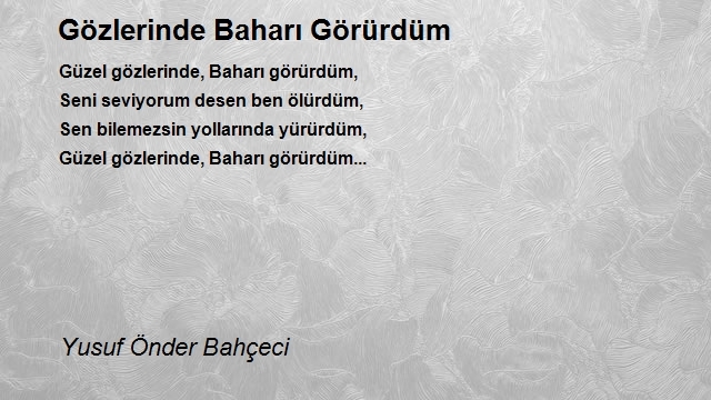 Yusuf Önder Bahçeci