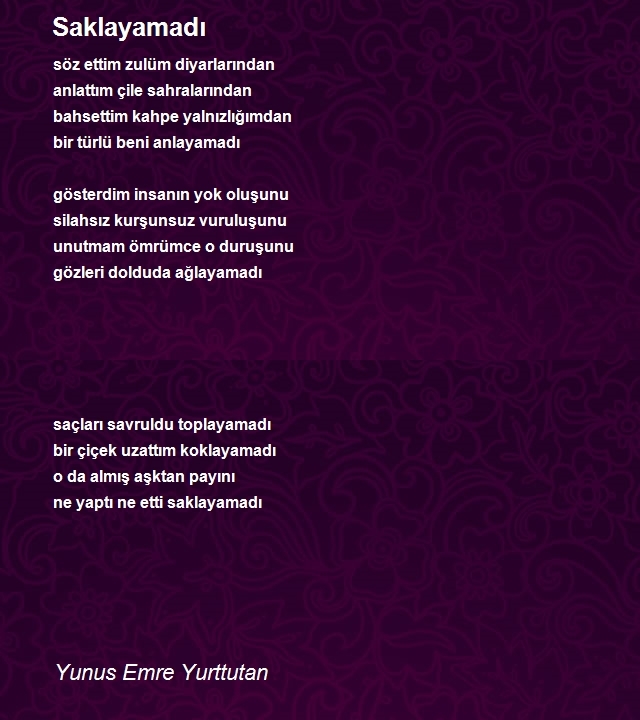 Yunus Emre Yurttutan