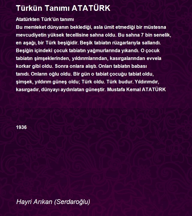 Hayri Arıkan (Serdaroğlu)