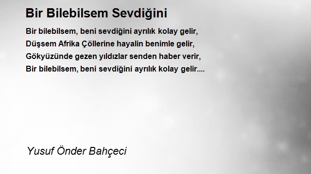 Yusuf Önder Bahçeci