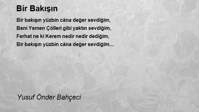 Yusuf Önder Bahçeci