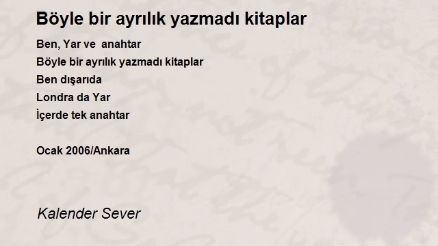 Kalender Sever