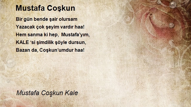 Mustafa Coşkun Kale