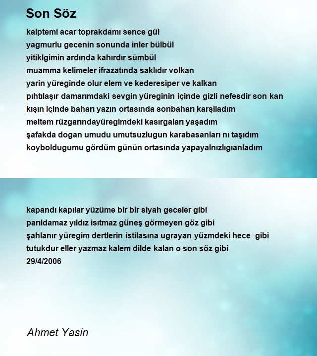 Ahmet Yasin