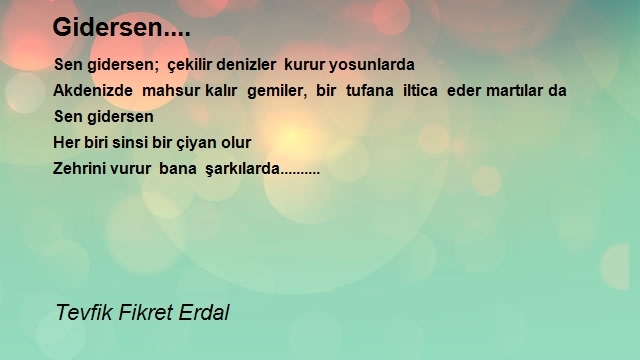 Tevfik Fikret Erdal