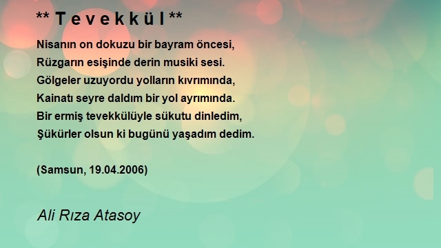 Ali Rıza Atasoy