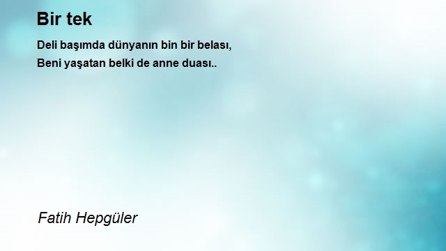 Fatih Hepgüler