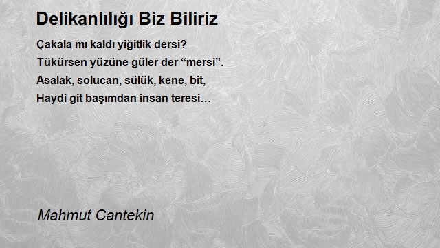 Mahmut Cantekin