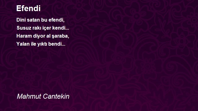 Mahmut Cantekin