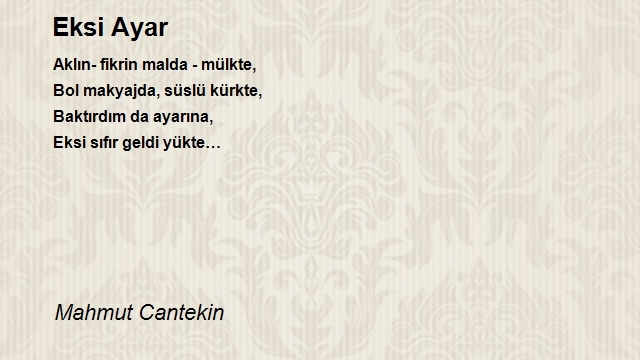 Mahmut Cantekin