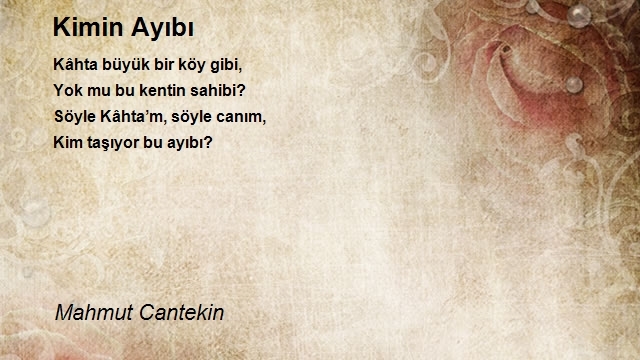 Mahmut Cantekin