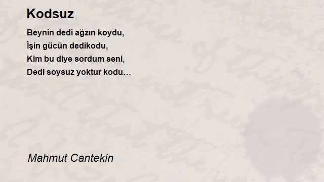 Mahmut Cantekin