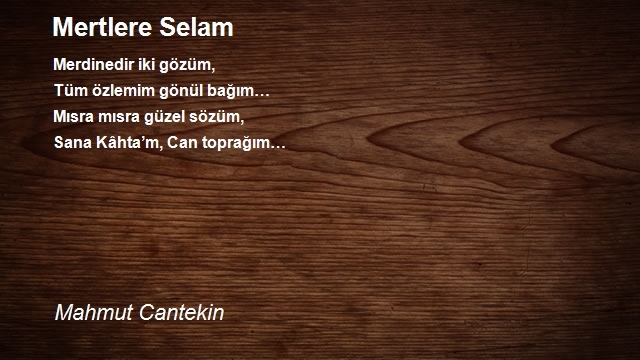 Mahmut Cantekin