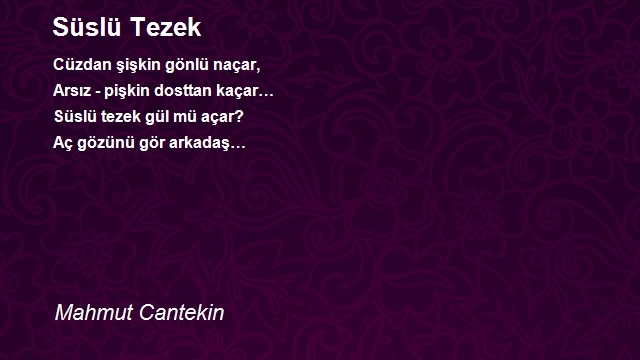 Mahmut Cantekin