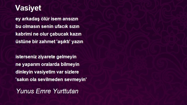 Yunus Emre Yurttutan