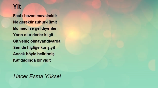 Hacer Esma Yüksel