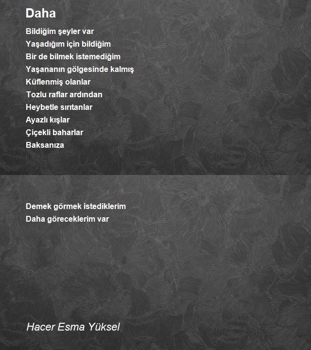 Hacer Esma Yüksel