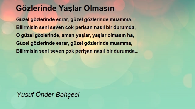 Yusuf Önder Bahçeci