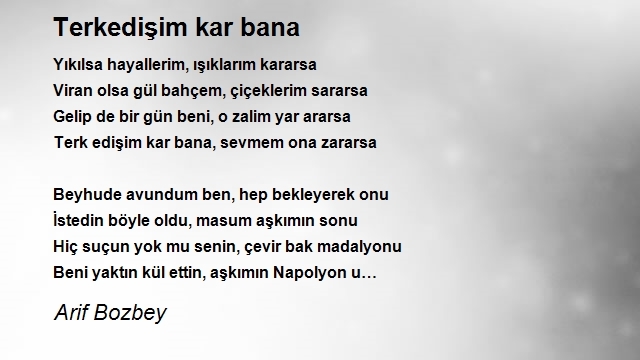 Arif Bozbey