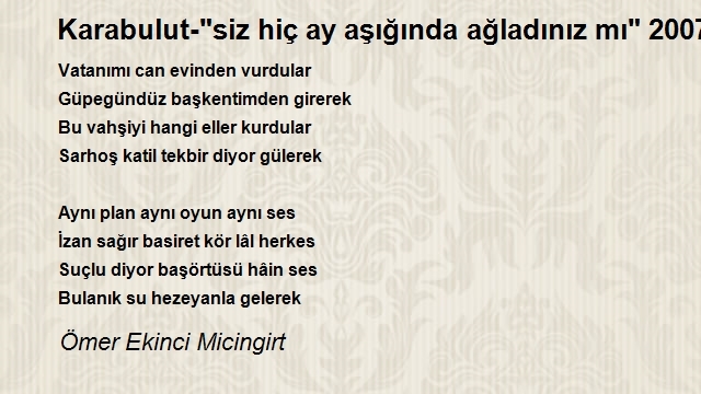 Ömer Ekinci Micingirt