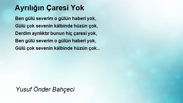 Yusuf Önder Bahçeci