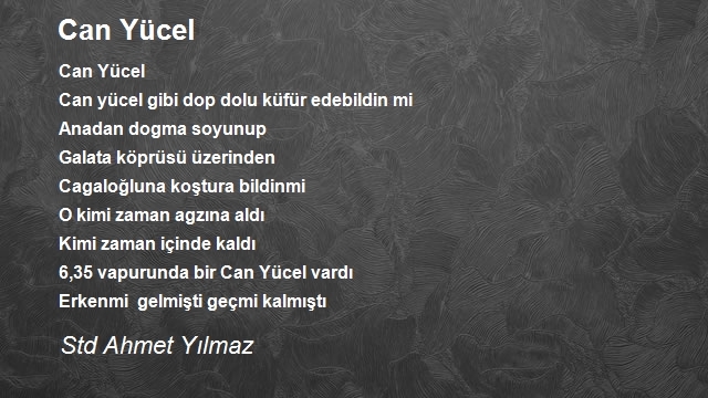 Std Ahmet Yılmaz