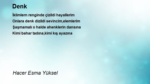 Hacer Esma Yüksel