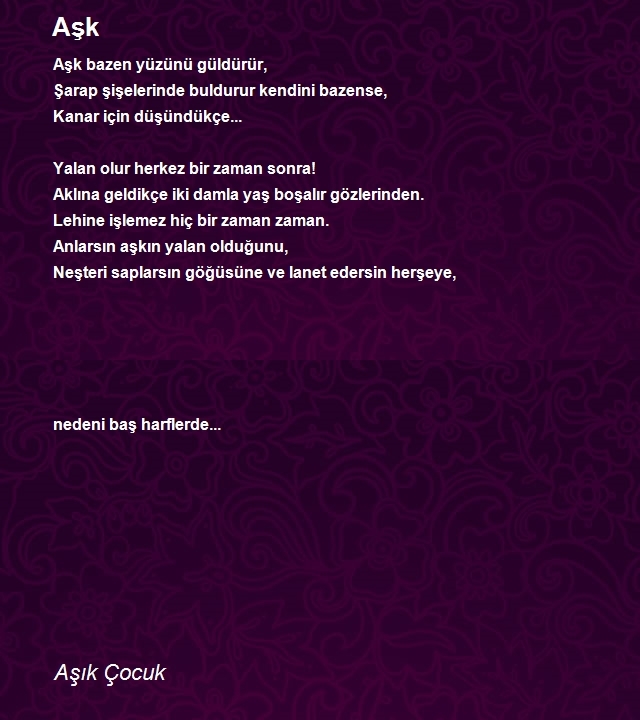 Aşık Çocuk