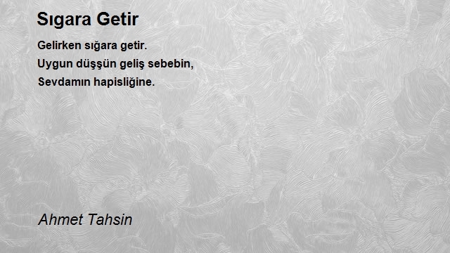 Ahmet Tahsin