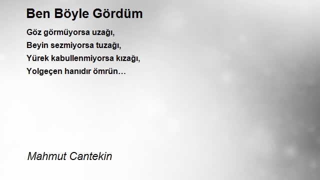 Mahmut Cantekin