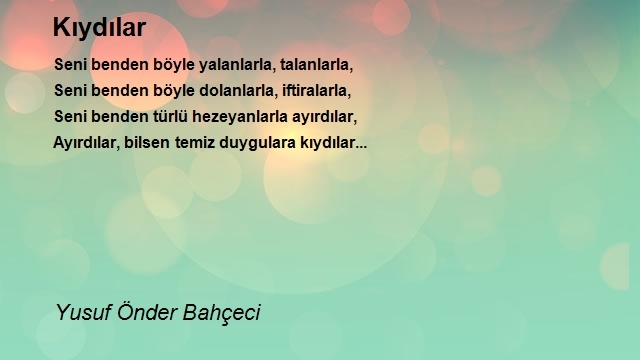 Yusuf Önder Bahçeci