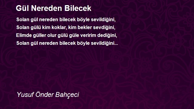 Yusuf Önder Bahçeci