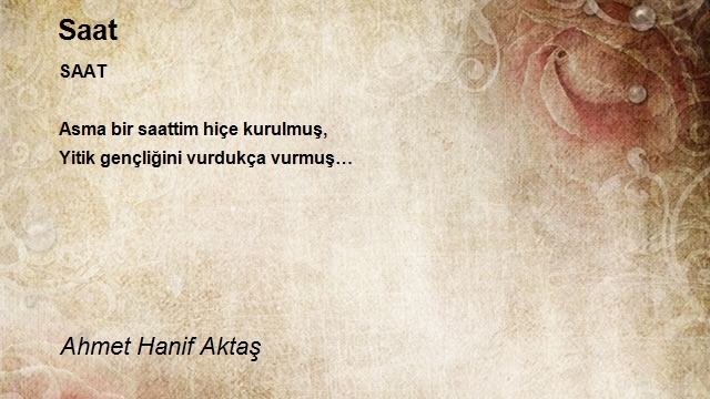 Ahmet Hanif Aktaş