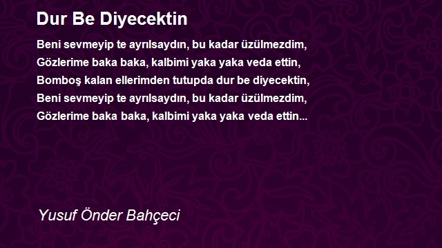 Yusuf Önder Bahçeci